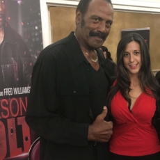 Marnie Greenberg and Fred "The Hammer" Williamson