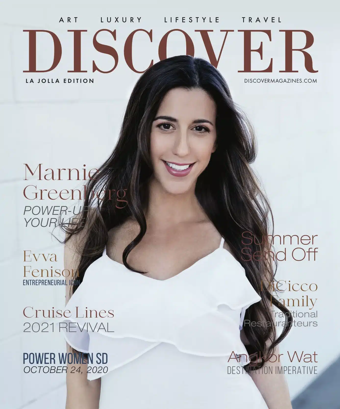 Marnie Greenberg on the cover of Discover magazine
