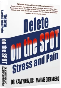 Delete Stress and Pain On The Spot Book - Marnie Greenberg and Dr. Kam Yuen
